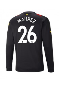Fotbalové Dres Manchester City Riyad Mahrez #26 Venkovní Oblečení 2022-23 Dlouhý Rukáv